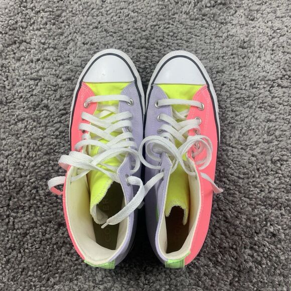 Converse All Star Women’s Size 8.5 Neon Colors - Picture 5 of 8